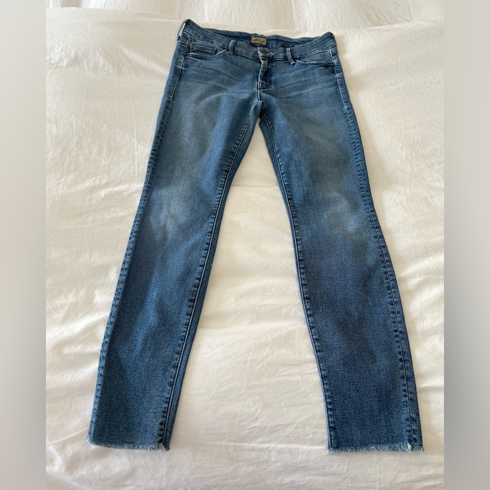 MOTHER | SZ 28 | Lot 2 Looker Ankle Fray | Clean Sweep Skinny | Fingerprints - Picture 10 of 15